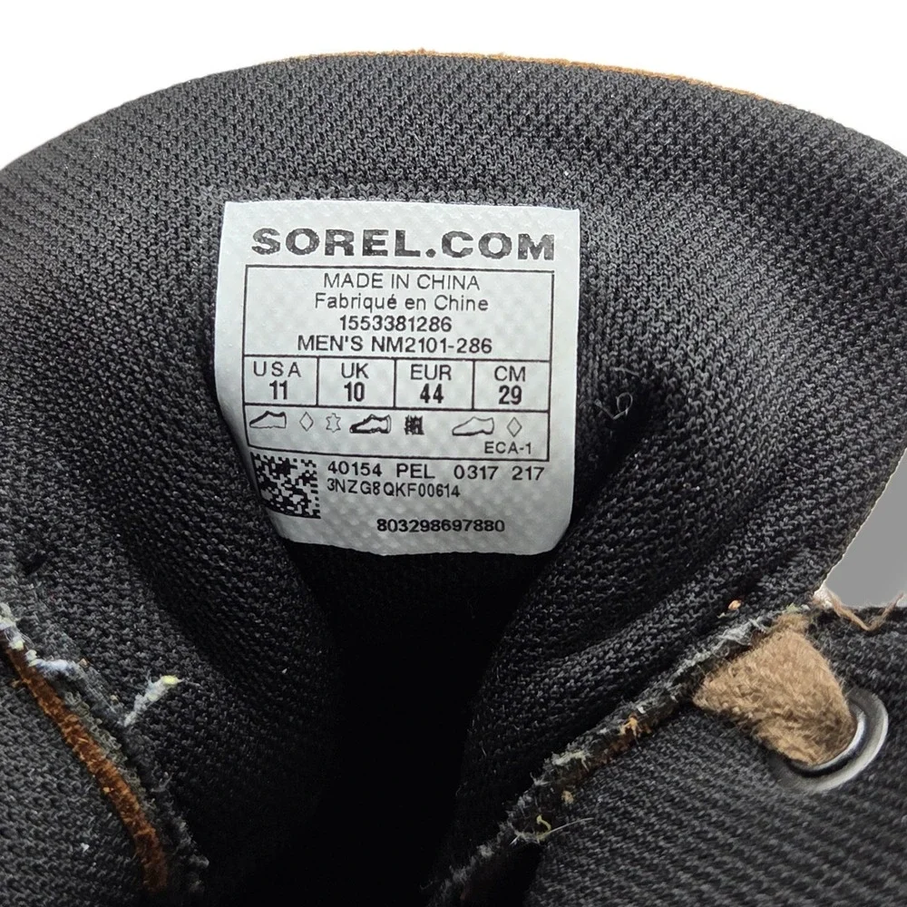 Sorel Ankeny Waterproof Snow Duck Boots Mens‎ 11 Brown Leather